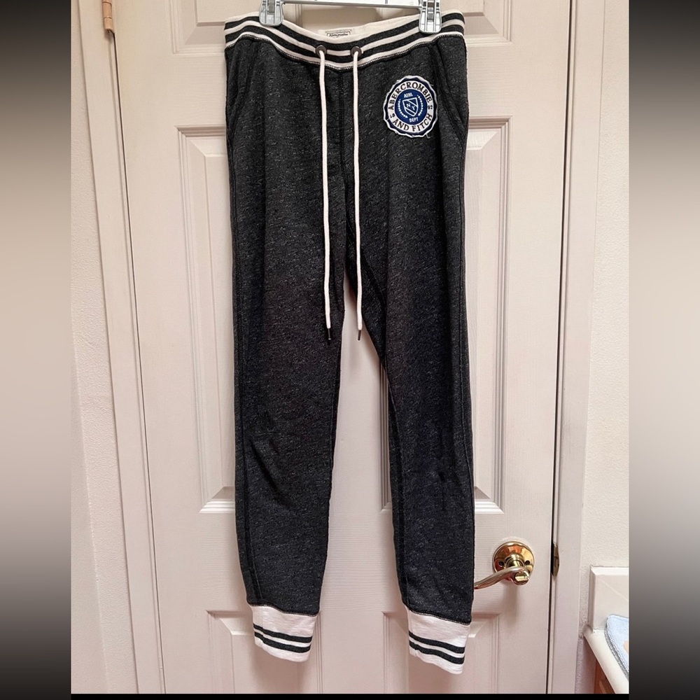 Abercrombie and Fitch dark gray joggers